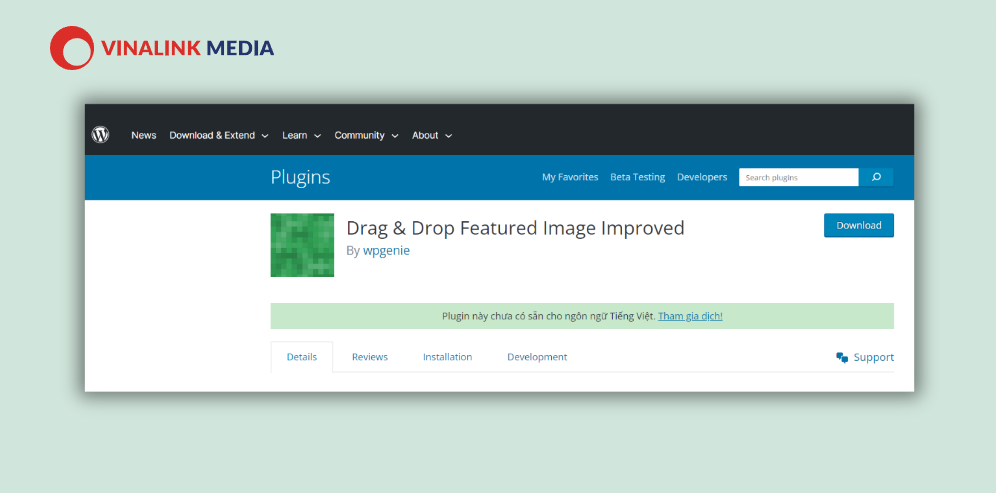 Drag & Drop Featured Image